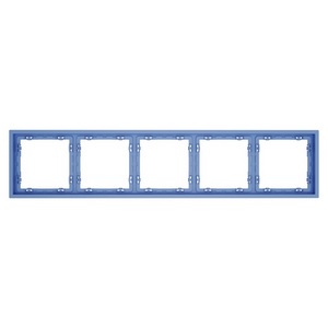 Изображение товара Рамка пластиковая на 5 постов (деним) Voltum S70 VLS100515