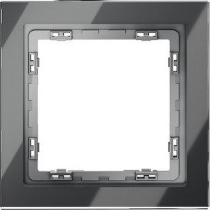Изображение товара Рамка на 1 пост (графит, стекло) Voltum S70 VLS110107