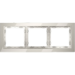 Изображение товара Рамка на 3 поста (кашемир, стекло) Voltum S70 VLS110303