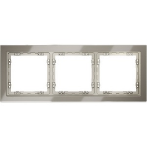Изображение товара Рамка на 3 поста (шелк, стекло) Voltum S70 VLS110304