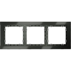 Изображение товара Рамка на 3 поста (титан, стекло) Voltum S70 VLS110306