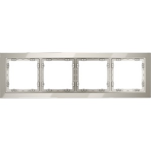 Изображение товара Рамка на 4 поста (кашемир, стекло) Voltum S70 VLS110403