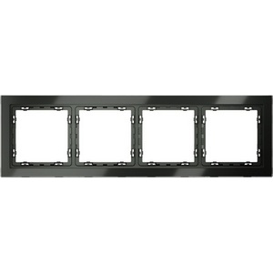 Изображение товара Рамка на 4 поста (титан, стекло) Voltum S70 VLS110406