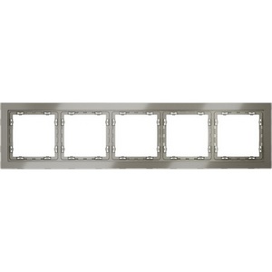 Изображение товара Рамка на 5 постов (шелк, стекло) Voltum S70 VLS110504