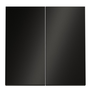 Изображение товара Клавиши для выключателя/переключателя двухклавишного (антрацит) Voltum S70 Metal VLSM000312