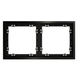 Изображение товара Рамка металлическая на 2 поста (антрацит) Voltum S70 Metal VLSM120212