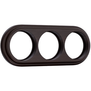 Изображение товара Рамка на 3 поста (венге) (RAMKA 03 WL15 M8) Werkel W0035226 (a050995)
