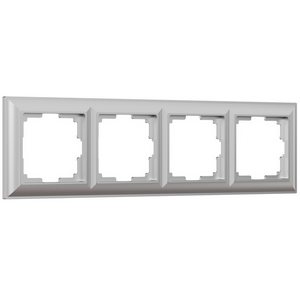 Изображение товара Рамка на 4 поста Fiore (серебряный) Werkel W0042206 (a051032)