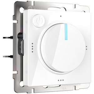 Изображение товара Терморегулятор электромеханический для теплого пола встраиваемый с подсветкой (белый) (a051133) Werkel механизмы белые W1151101