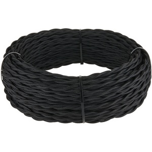 Изображение товара Ретро кабель витой 3х2,5 (черный) 20 м (черный) Werkel W6453308 (a051395)