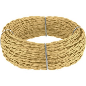 Изображение товара Ретро кабель витой 3х1,5 золотой песок Werkel W6453547 (a051667)