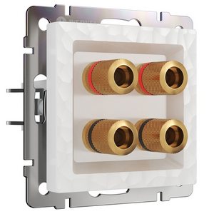 Изображение товара Акустическая розетка встраиваемая (hammer белый) Werkel W1285001 (a052011)