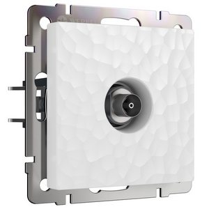 Изображение товара ТВ-розетка встраиваемая оконечная (hammer белый) Werkel W1283001 (a052036)