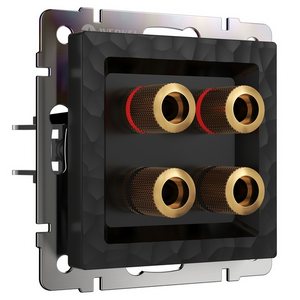 Изображение товара Акустическая розетка встраиваемая (hammer черный) Werkel W1285008 (a052041)