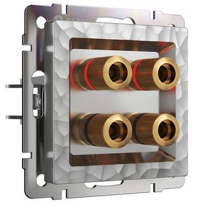 Изображение товара Акустическая розетка встраиваемая (hammer серебряный) Werkel W1285006 (a052067)