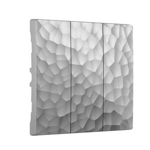 Изображение товара Набор клавиш для выключателя трехклавишного (hammer серебряный) Werkel W1239006 (a052089)