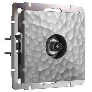 Изображение товара ТВ-розетка встраиваемая оконечная (hammer серебряный) Werkel W1283006 (a052091)