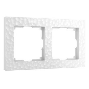 Изображение товара Рамка на 2 поста Hammer (белый) Werkel W0022401 (a052515)