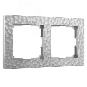 Изображение товара Рамка на 2 поста Hammer (серебряный) Werkel W0022406 (a052516)