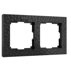 Изображение товара Рамка на 2 поста Hammer (черный) Werkel W0022408 (a052517)