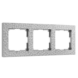 Изображение товара Рамка на 3 поста Hammer (серебряный) Werkel W0032406 (a052520)