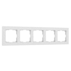 Изображение товара Рамка на 5 постов Hammer (белый) Werkel W0052401 (a052529)