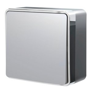 Изображение товара Выключатель накладной одноклавишный Gallant (серебряный) Werkel W5010006 (a052765)