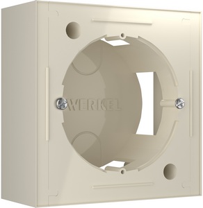 Изображение товара Коробка для накладного монтажа (слоновая кость) Werkel W8000003 (a053526)