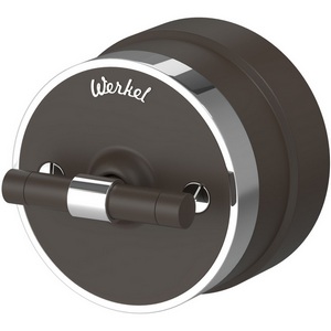 Изображение товара Выключатель на 4 положения двухклавишный Vintage (мокко матовый/хром) Werkel W5822052 (a058779)