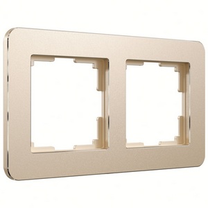 Изображение товара Рамка на 2 поста Platinum (шампань) Werkel W0022611 (a059214)