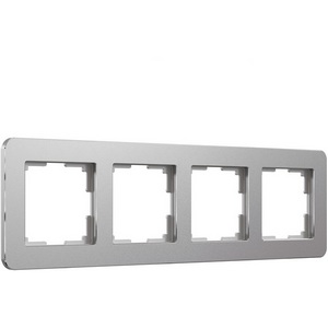 Изображение товара Рамка на 4 поста Platinum (алюминий) Werkel W0042606 (a059218)