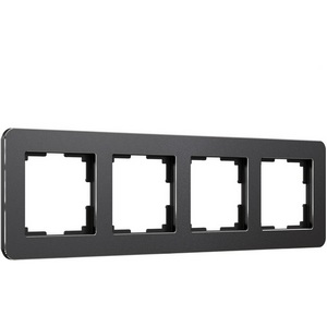 Изображение товара Рамка на 4 поста Platinum (черный алюминий) Werkel W0042608 (a059219)