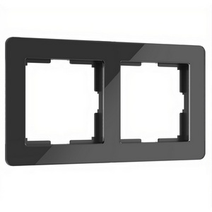Изображение товара Рамка на 2 поста Acrylic (черный) Werkel W0022708 (a059317)