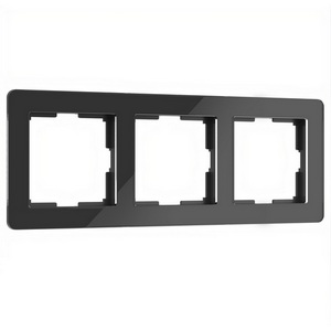 Изображение товара Рамка на 3 поста Acrylic (черный) Werkel W0032708 (a059318)