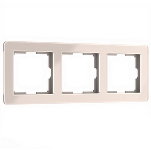 Изображение товара Рамка на 3 поста Acrylic (айвори) Werkel W0032743 (a060539)