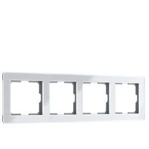 Изображение товара Рамка на 4 поста Acrylic (белый) Werkel W0042701 (a062131)
