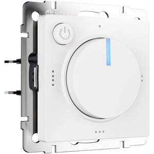 Изображение товара Терморегулятор электромеханический для теплого пола с подсветкой (белый матовый) Werkel W1151161 (a062404)