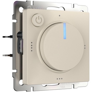 Изображение товара Терморегулятор электромеханический для теплого пола (айвори матовый) Werkel W1151162 (a062423)