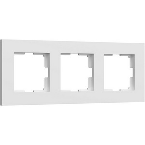 Изображение товара Рамка на 3 поста (белый софт) Werkel W0032961 (a062796)