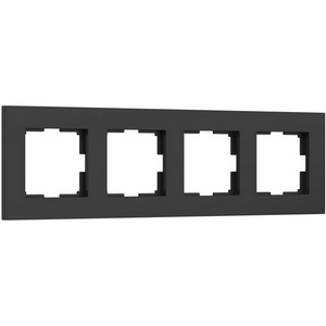 Изображение товара Рамка на 4 поста (черный софт) Werkel W0042908 (a062802)