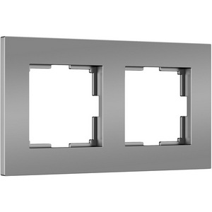 Изображение товара Рамка на 2 поста (серебро софт) Werkel W0022965 (a062813)