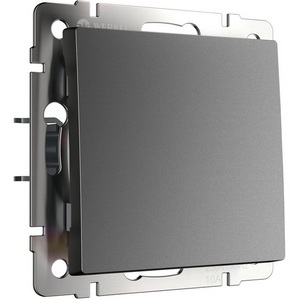 Изображение товара Выключатель встраиваемый одноклавишный (графит матовый) Werkel W1110064 (a063095)