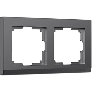 Изображение товара Рамка на 2 поста (графит матовый) Werkel W0021864 (a063116)