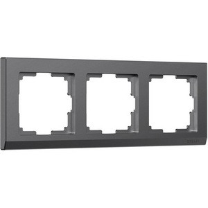 Изображение товара Рамка на 3 поста (графит матовый) Werkel W0031864 (a063117)