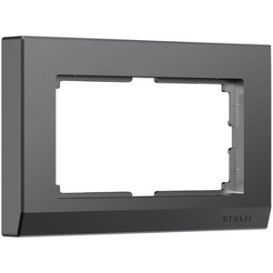 Изображение товара Рамка для двойной розетки (графит матовый) Werkel W0081864 (a063120)