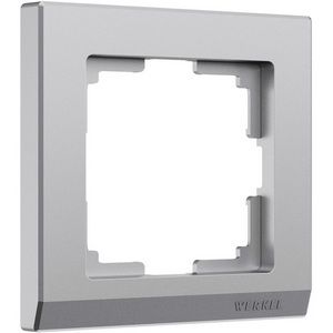 Изображение товара Рамка на 1 пост (серебряный матовый) Werkel W0011865 (a063453)