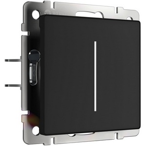 Изображение товара Умный сенсорный диммер с подсветкой встраиваемый (черный) Wi-Fi Werkel W3443108 (a063594)