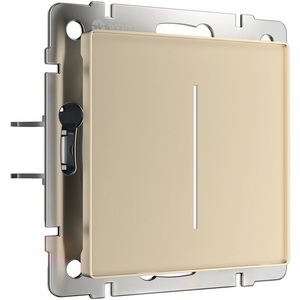 Изображение товара Умный сенсорный диммер с подсветкой встраиваемый (шампань) Wi-Fi Werkel W3443111 (a063595)