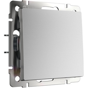 Изображение товара Выключатель встраиваемый одноклавишный (серебряный матовый) Werkel W1110065 (a063606)