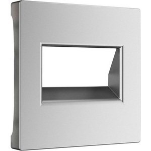 Изображение товара Накладка для двойной розетки Еthernet RJ-45 (серебряный матовый) Werkel W1191165 (a063624)